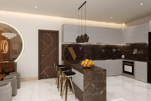 2 BHK Kitchen View -min